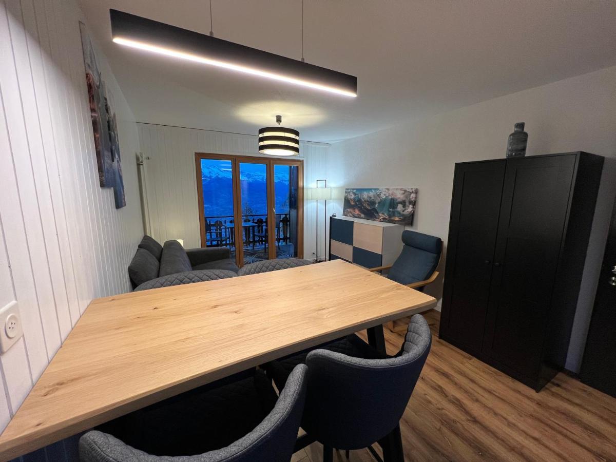 Cosy Studio For 4 Near Ski Lift, Melezes K22 Veysonnaz Bagian luar foto